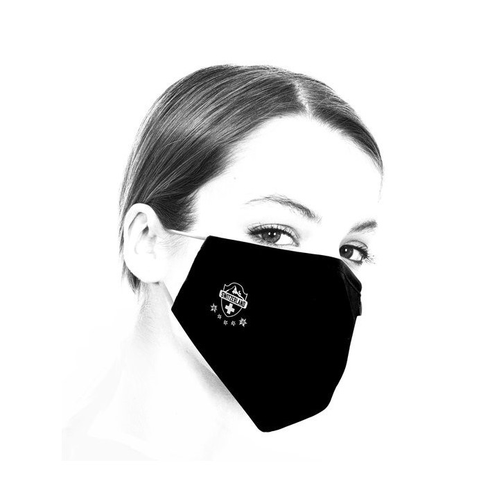 Die Maske ist aus Baumwolle